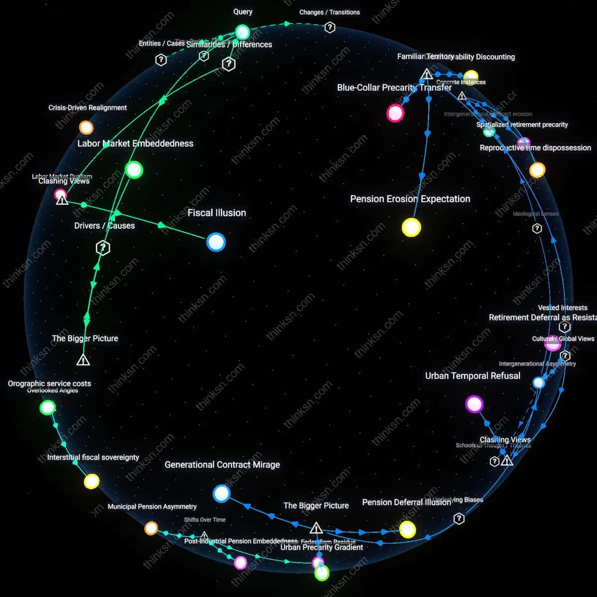 Analysis: Explore how varying pension reform outcomes threaten intergenerational fairness — unpack causal links and hidden assumptions interactively.