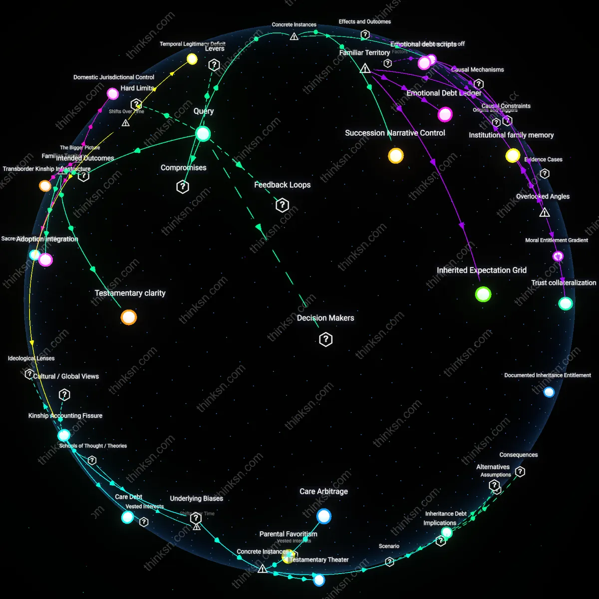 Analysis: Explore the legal nuances and biases in inheritance laws — unpack how they favor birth children over stepchildren through interactive causal maps.