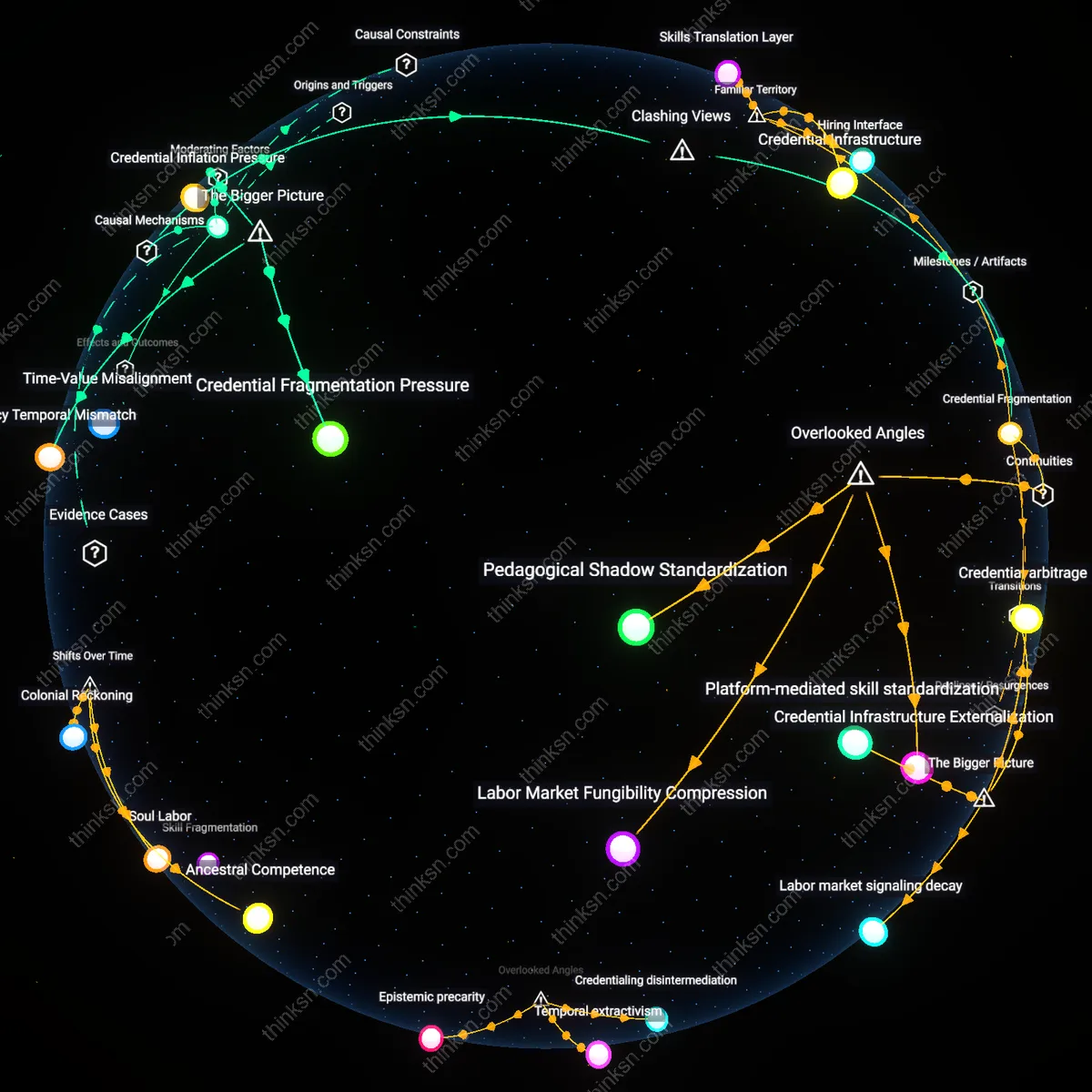 Analysis: Explore how traditional degrees measure up against micro-credentials — unpack hidden assumptions and trace reasoning chains interactively.