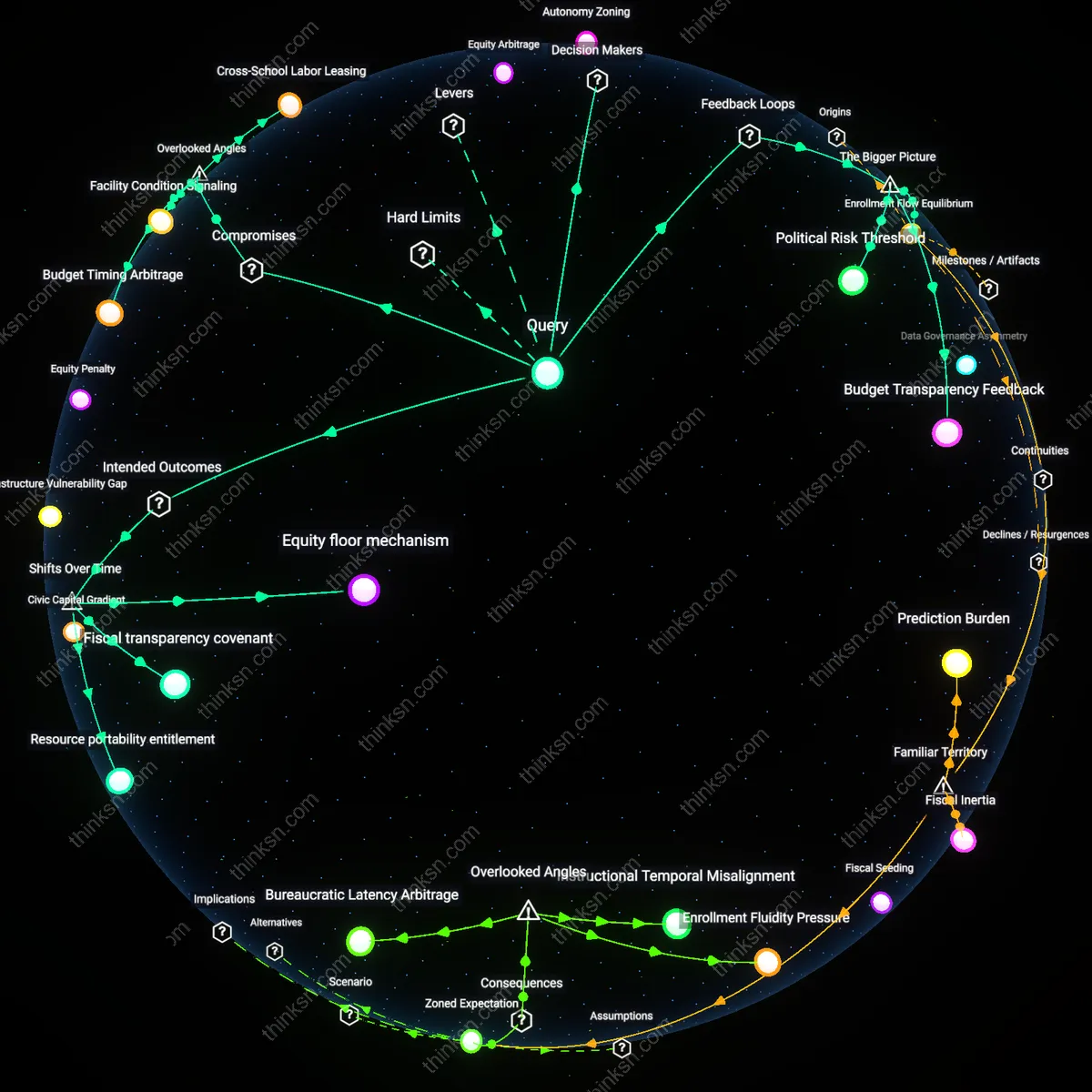 Analysis: Explore how decentralized school budgets can impact equity across neighborhoods — unpack hidden assumptions and trace causal links interactively.