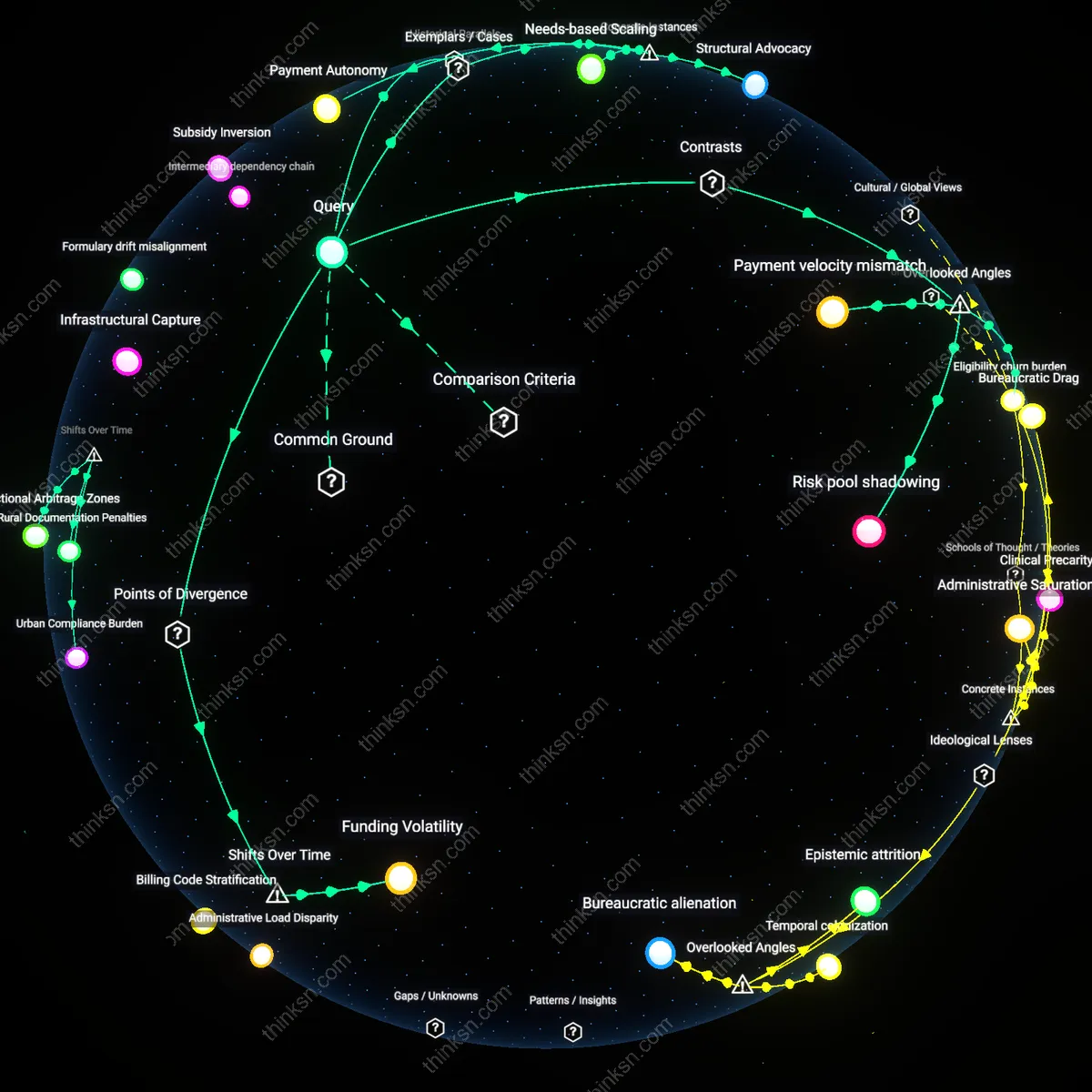 Analysis: Explore the factors that enable or hinder community health centers in payer systems — unpack the causal links and hidden assumptions interactively.