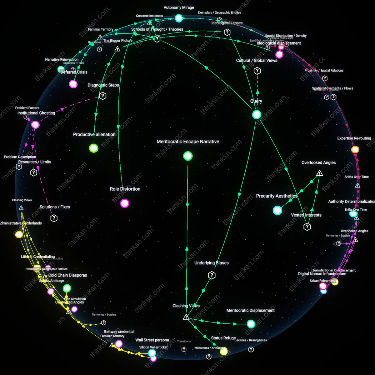 Analysis: Explore the causal links and hidden assumptions behind consultings impact on seniors identity crises — map the complex reasoning chains interactively.