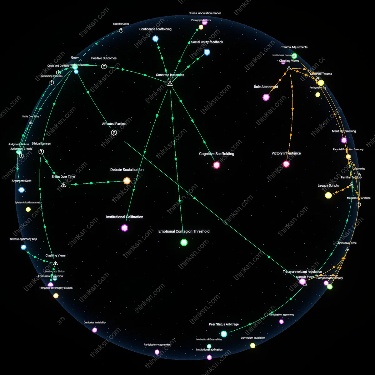 Analysis: Explore the causal links and hidden assumptions behind limiting debate clubs for stressed yet confident kids — map out the reasoning chains interactively.