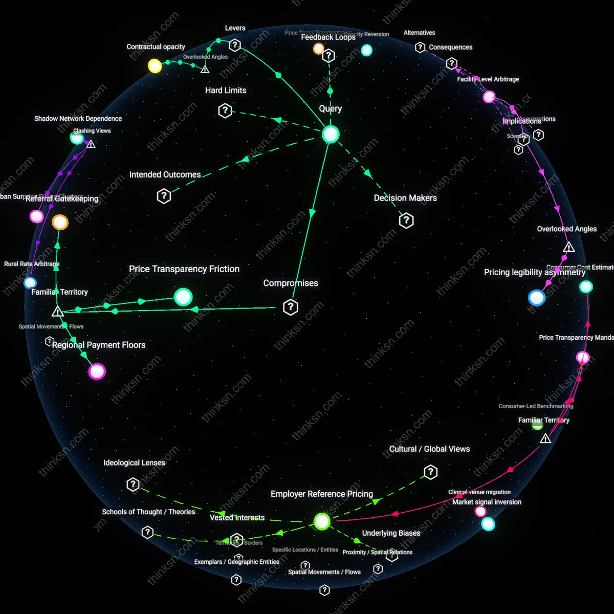 Interactive semantic network: How can policymakers reconcile the value of patient choice in provider selection with the systemic need to control spiraling hospital price variation across regions?