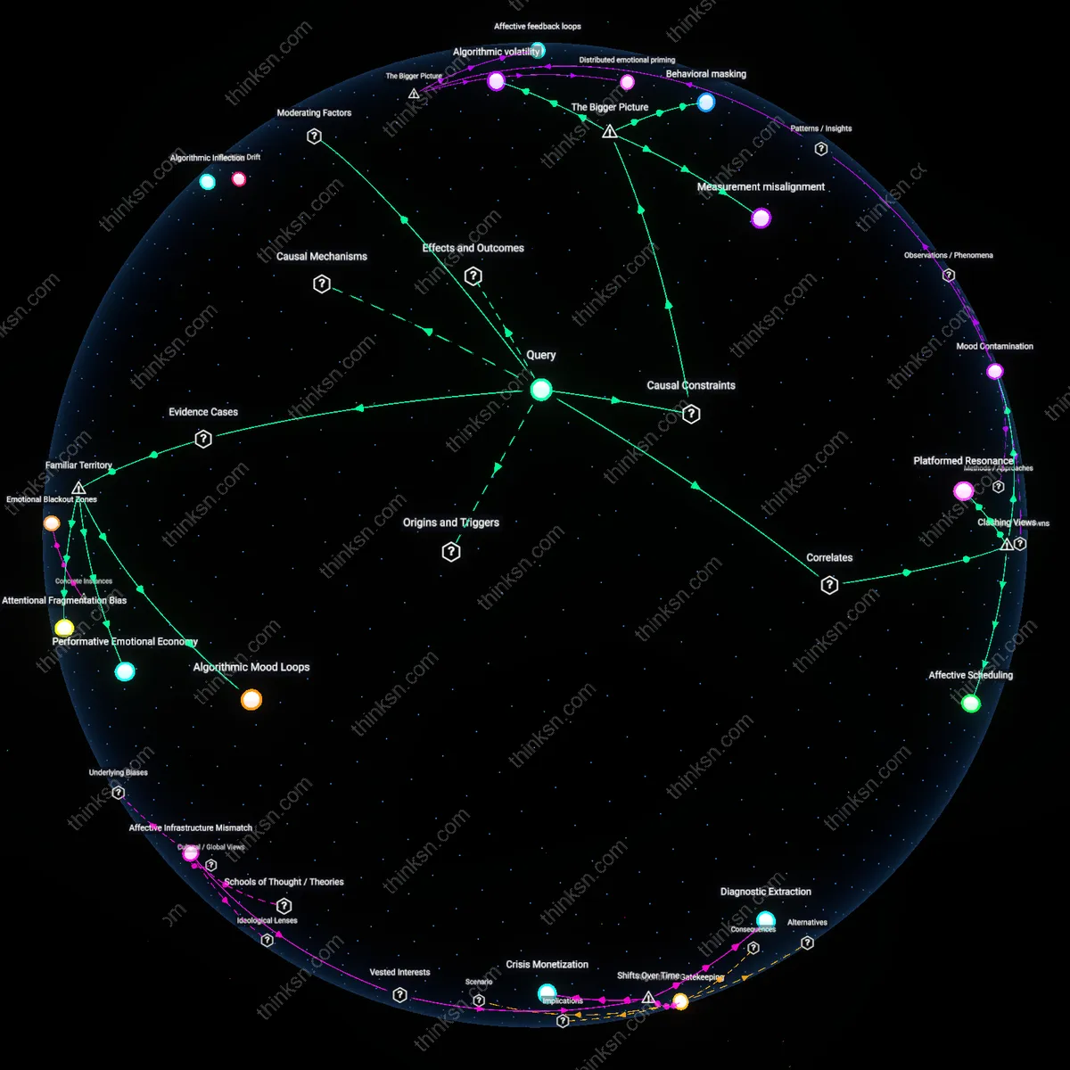 Analysis: Explore the complex mental health impacts of TikToks mood swings — trace evidence and unpack hidden assumptions in an interactive 3D graph.