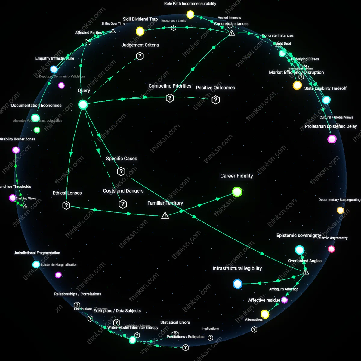 Analysis: Unpack the pros and cons of AI-assisted tech writing versus UX research — explore interactive 3D reasoning chains to trace career impacts and insights.