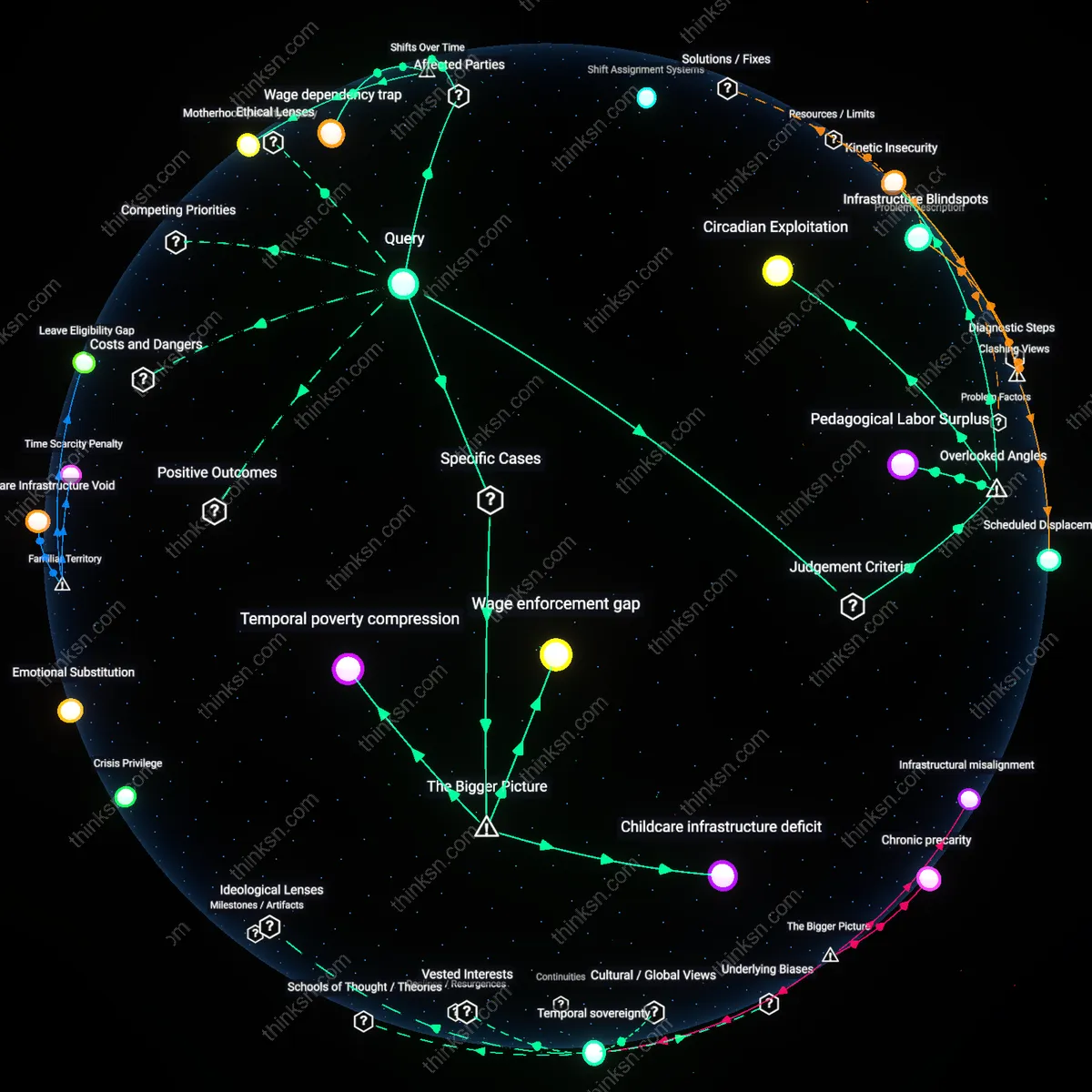 Interactive semantic network: Is it reasonable to expect a single parent to reduce work hours for toddler care when employer‑provided flexible scheduling is unavailable?