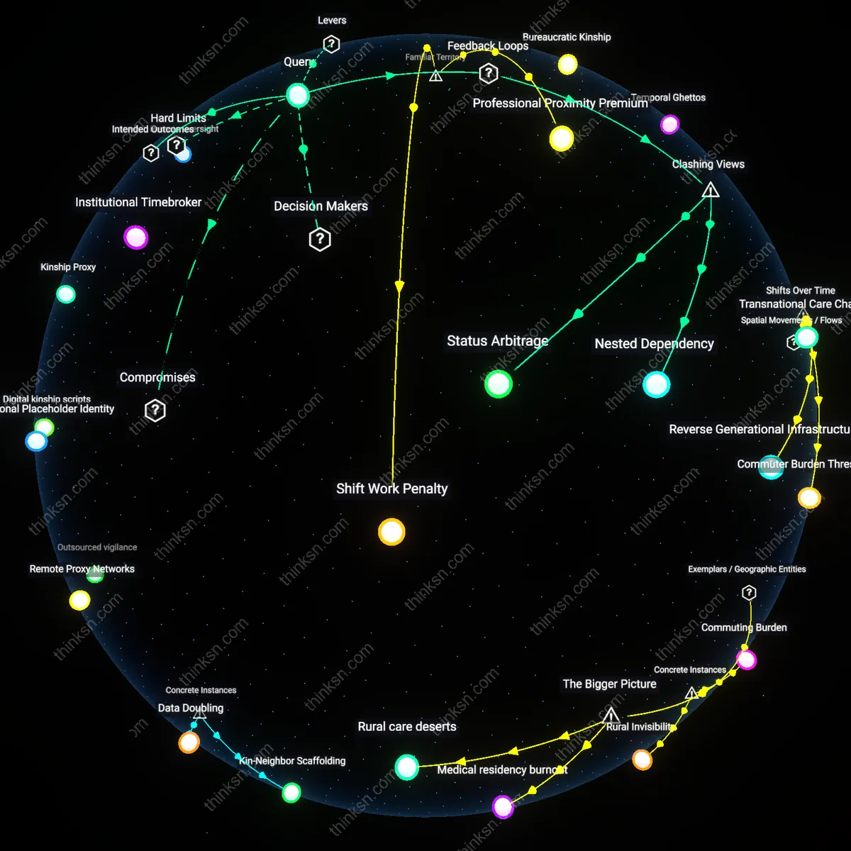 Analysis: Explore the complexities of balancing high-stakes work and elder care — trace causal links and unpack hidden assumptions interactively.