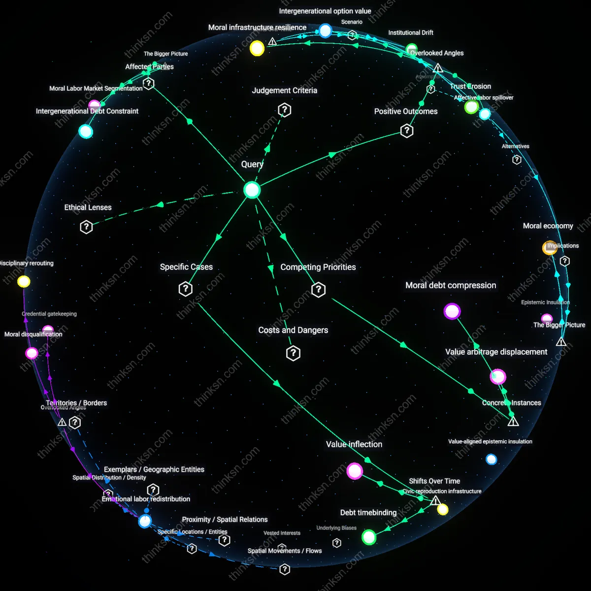 Analysis: Explore the rationality behind prioritizing ethics over salary when in debt — unpack hidden assumptions and trace causal links interactively.