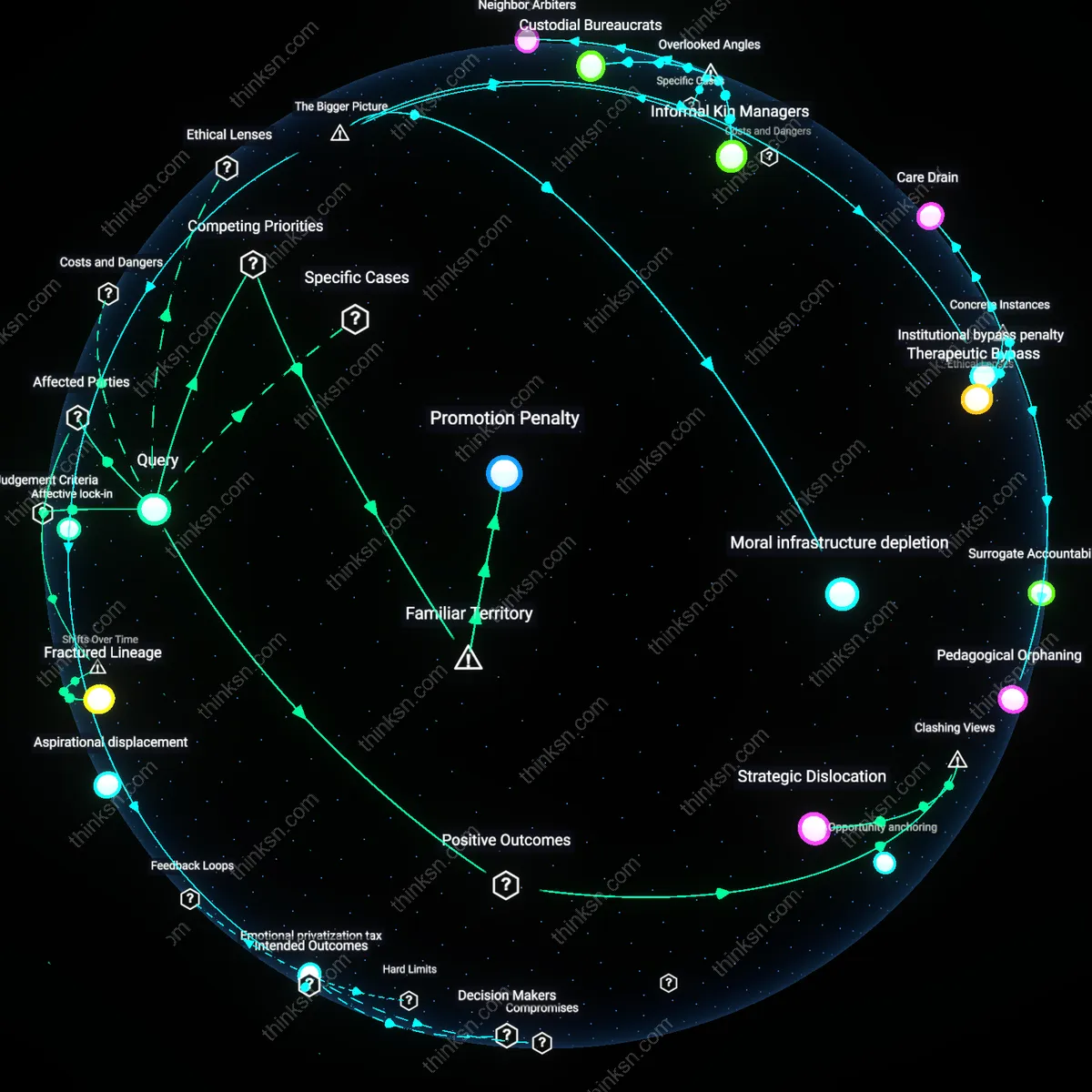 Analysis: Explore the complex reasoning behind career growth and relocation costs — map emotional impacts and trace hidden assumptions interactively.