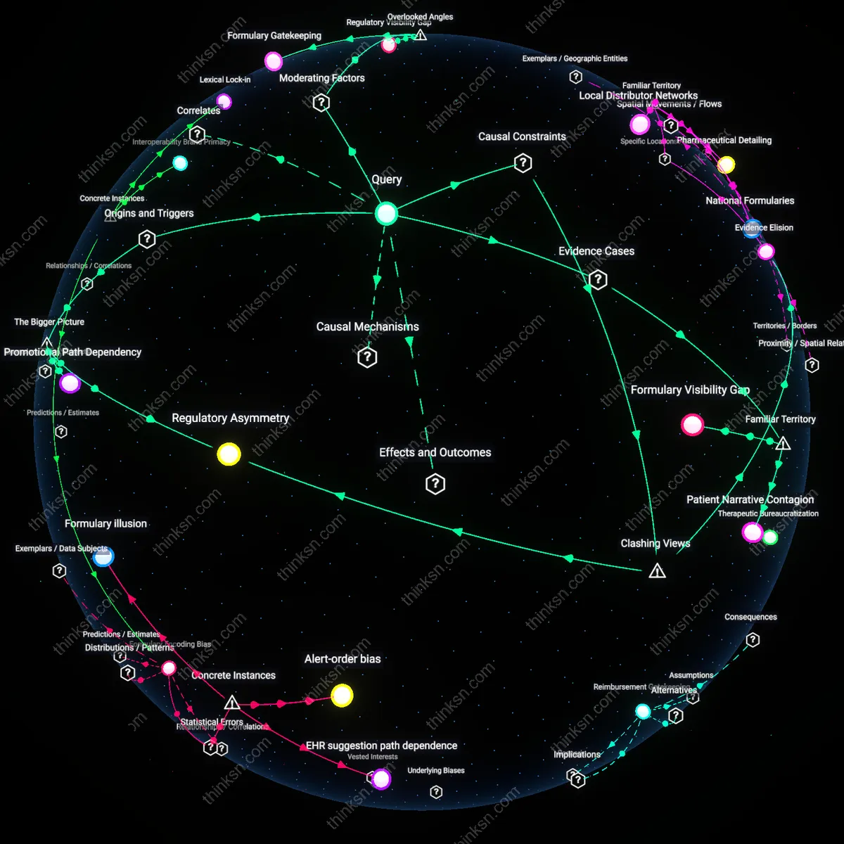 Analysis: Explore the analytical framework uncovering biases and myths around generic drugs — trace causal links and unpack hidden assumptions interactively.