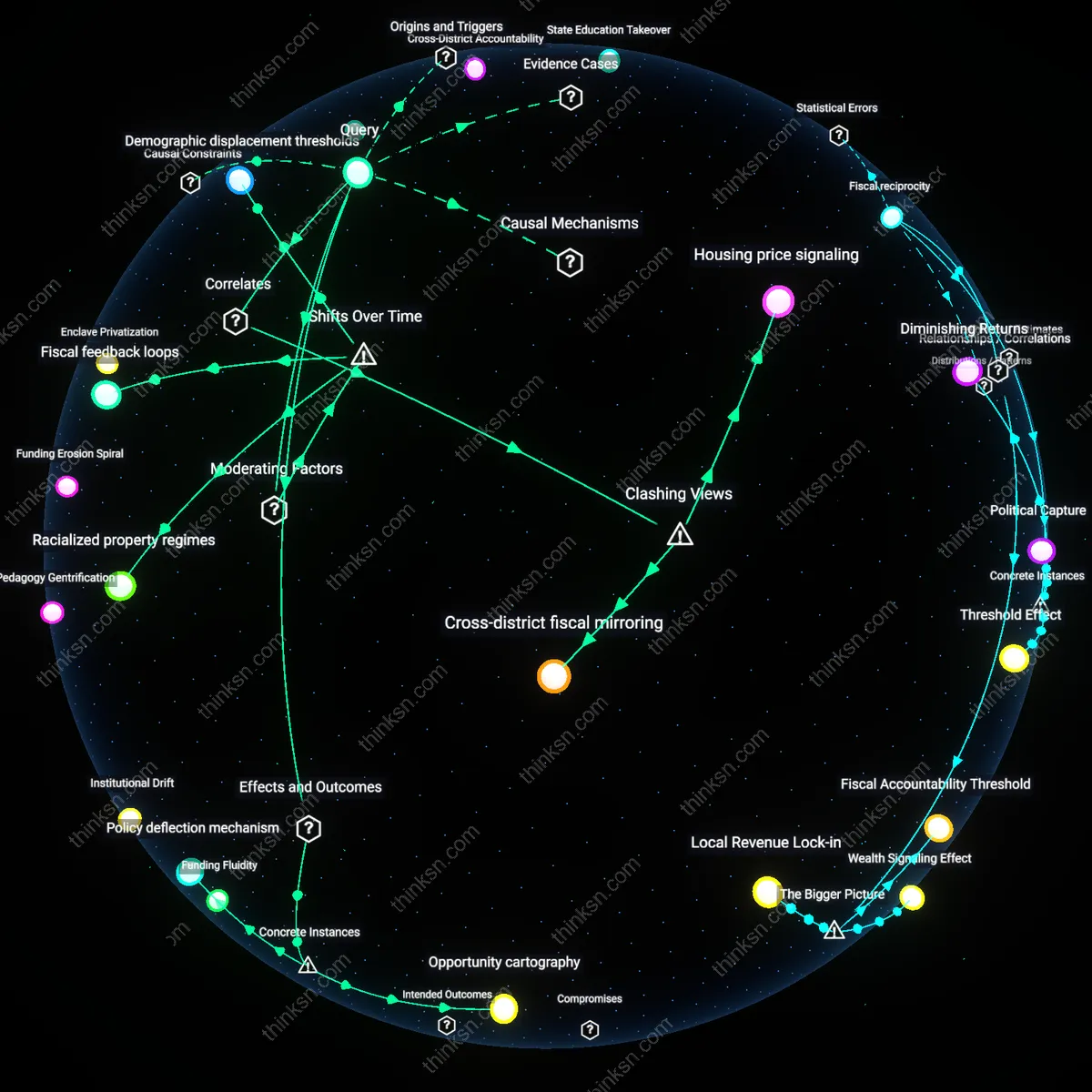 Analysis: Explore how school district lines trace segregation and socioeconomic disparities — unpack hidden assumptions and causal links interactively.
