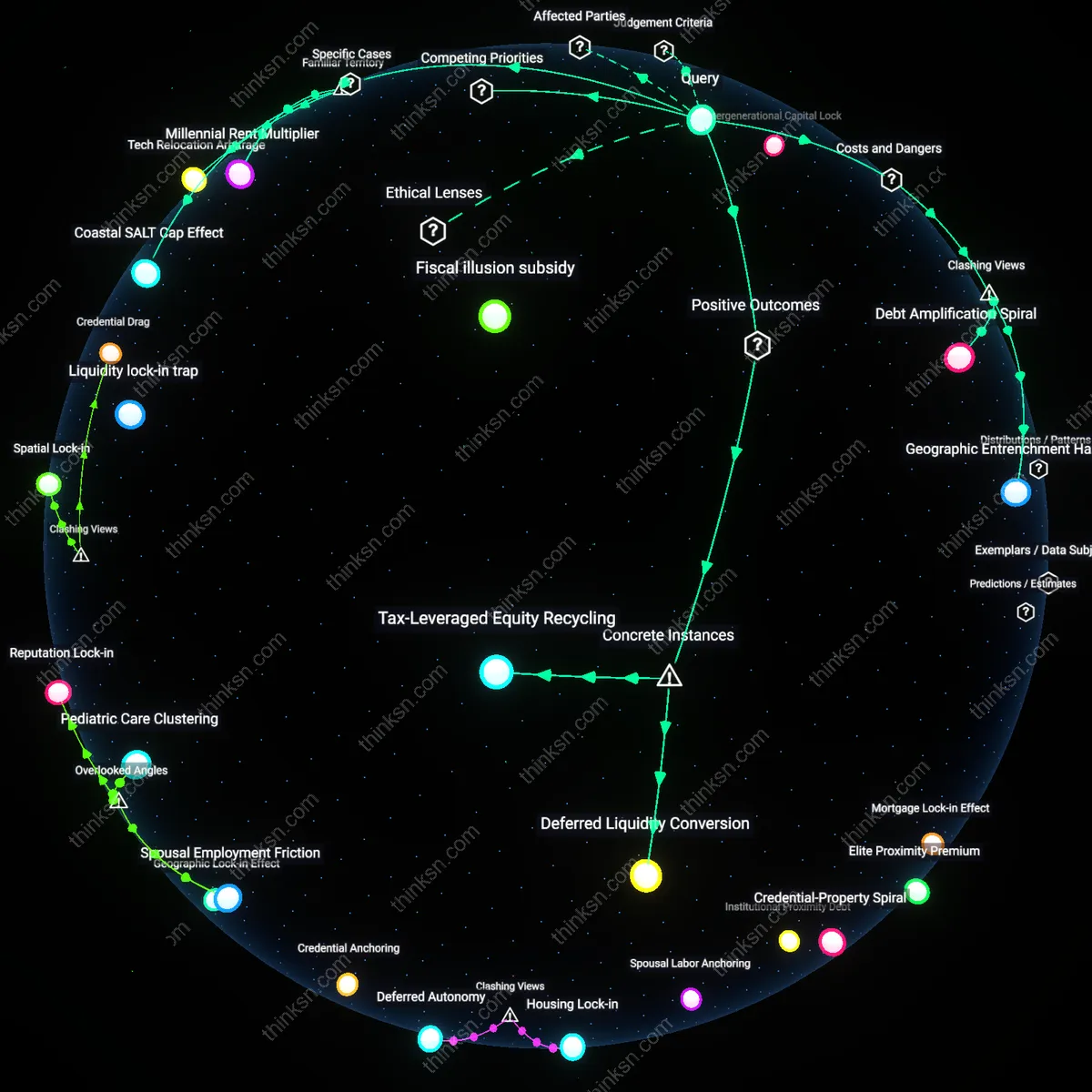 Analysis: Explore the interactive 3D graph mapping how homeownership tax benefits fade in high-cost markets — trace causal links and unpack hidden assumptions.
