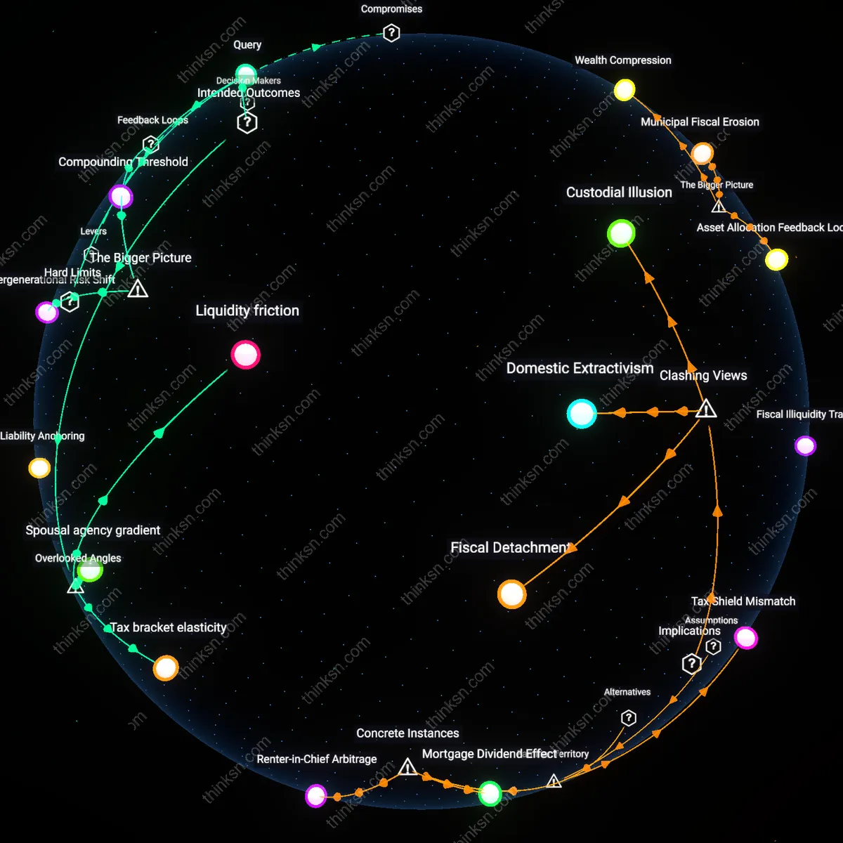 Interactive semantic network: How should a 49‑year‑old with a modest 401(k) and a mortgage decide whether to accelerate mortgage payments or increase retirement contributions given uncertain market returns?