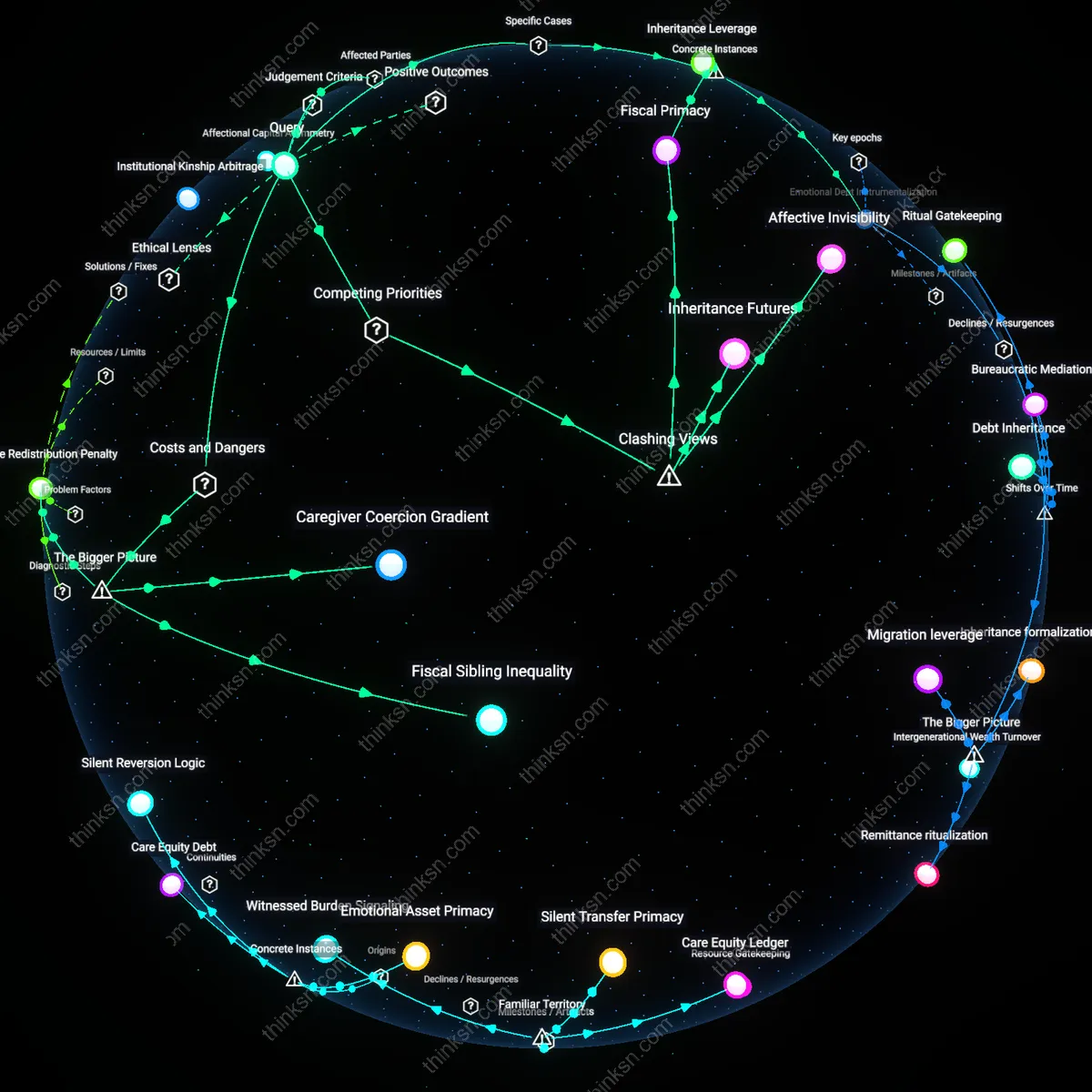Analysis: Explore the causal links between wealth and responsibility in family care costs — unpack hidden assumptions and map reasoning chains interactively.